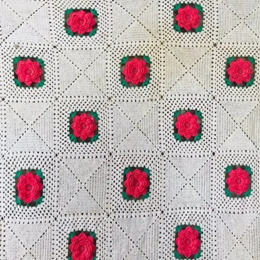 Handmade vintage crochet